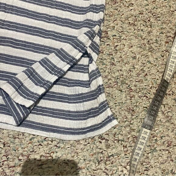 Aerie Blue and White Striped Stretchy Pants Women's Size XS - Picture 4 of 6